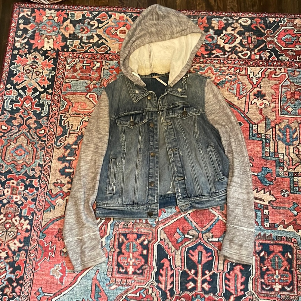 Free People Denim/Sweater Jacket